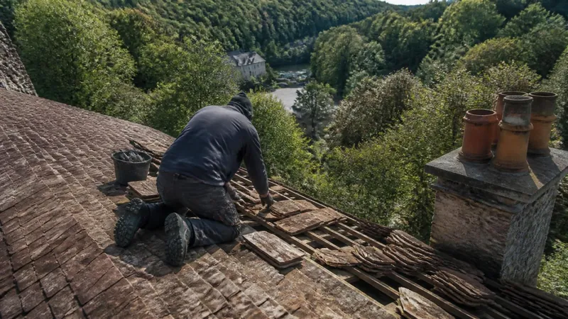Toitures de Saint-Chéron entre bois et vallée